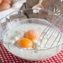 Pannenkoek mixen